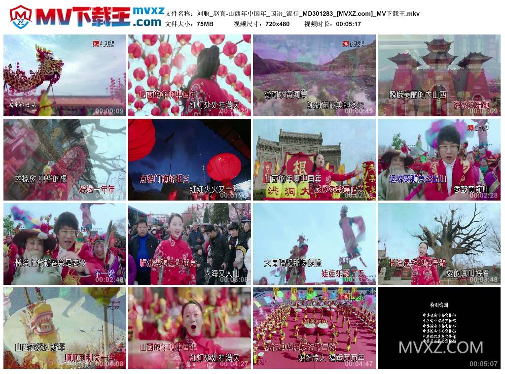 刘聪_赵真-山西年中国年_国语_流行_MD301283